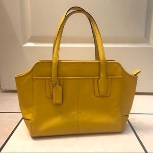 Yellow Coach Handbag
